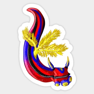 Polyamorous Nudibranch Sticker